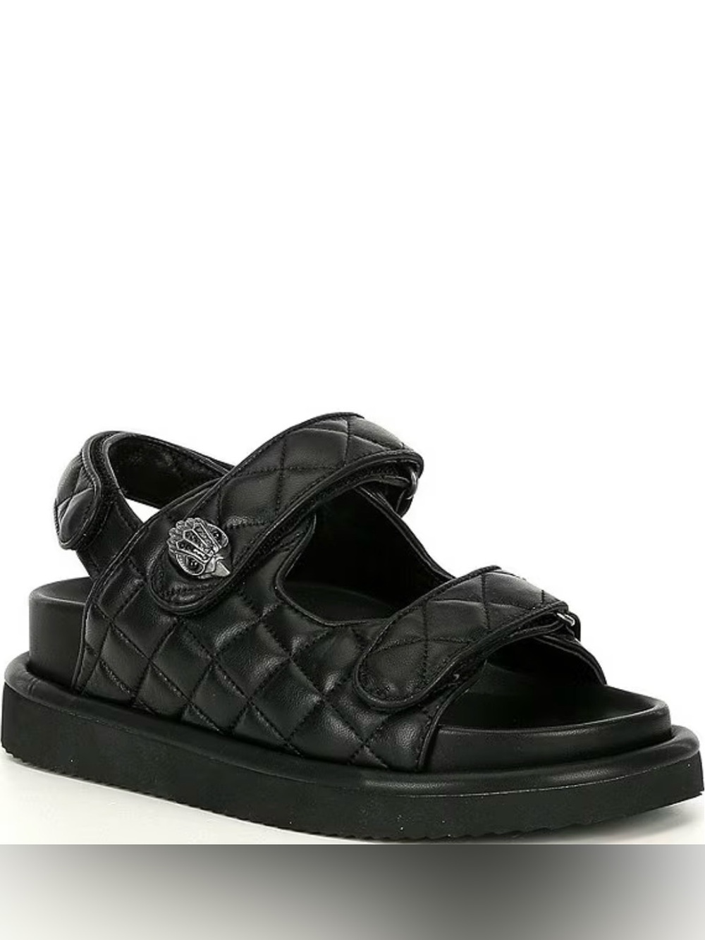 Kurt Geiger London Orson Leather Quilted Platform Slingback Sandals EU 40/ 41